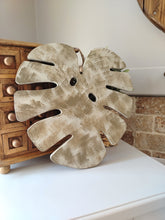 Load image into Gallery viewer, Large Wooden Monstera Leaf wall hanging
