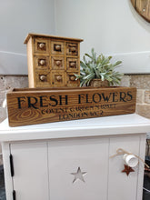 Load image into Gallery viewer, Chunky Wooden Crate - Fresh Flowers
