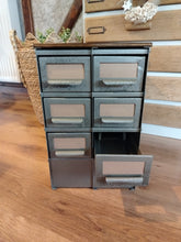 Load image into Gallery viewer, Vintage Storage drawer Filing unit

