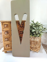 Load image into Gallery viewer, Wooden Wall heart panel - Khaki
