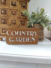 Load image into Gallery viewer, Oak Sign - Country Garden
