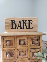 Load image into Gallery viewer, Natural Oak Sign - Bake
