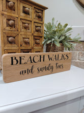 Load image into Gallery viewer, Oak Sign - Beach Walks
