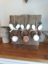 Load image into Gallery viewer, Cute mini bunny wreath
