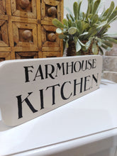 Load image into Gallery viewer, Wooden Sign - Farmhouse Kitchen
