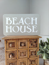 Load image into Gallery viewer, Wooden Sign - Beach House
