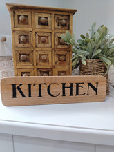 Load image into Gallery viewer, Natural Oak Sign - Kitchen
