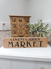 Load image into Gallery viewer, Rustic Oak Wooden Sign - Covent Garden
