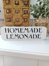 Load image into Gallery viewer, Wooden Sign - Homemade Lemonade
