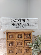 Load image into Gallery viewer, Rustic wooden crate - Fortnum &amp; Mason
