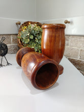 Load image into Gallery viewer, Pair of Vintage Wooden Vases
