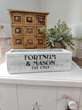 Load image into Gallery viewer, Rustic wooden crate - Fortnum &amp; Mason
