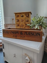 Load image into Gallery viewer, Chunky Wooden crate - Fortnum &amp; Mason
