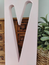 Load image into Gallery viewer, Wooden Wall heart panel - Pink
