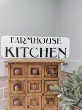 Load image into Gallery viewer, Wooden Sign - Farmhouse Kitchen
