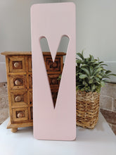 Load image into Gallery viewer, Wooden Wall heart panel - Pink
