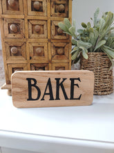 Load image into Gallery viewer, Natural Oak Sign - Bake
