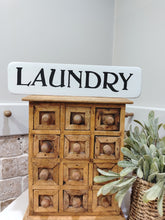 Load image into Gallery viewer, Wooden Laundry sign
