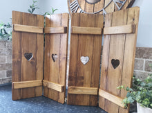 Load image into Gallery viewer, Wide wooden shutter panels - 70cm High
