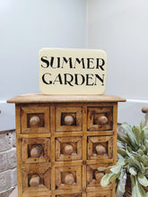 Load image into Gallery viewer, Wooden Sign - Summer Garden

