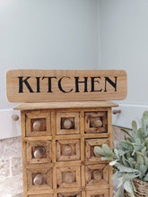 Load image into Gallery viewer, Natural Oak Sign - Kitchen
