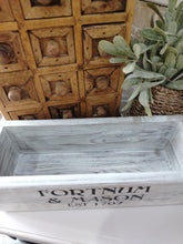 Load image into Gallery viewer, Rustic wooden crate - Fortnum &amp; Mason
