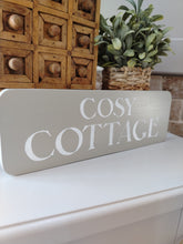 Load image into Gallery viewer, Wooden Sign - Cosy Cottage
