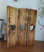 Load image into Gallery viewer, Joined Bi-fold Wooden Shutter panels
