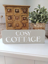 Load image into Gallery viewer, Wooden Sign - Cosy Cottage
