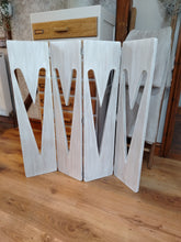Load image into Gallery viewer, XL Bifold Heart Panel Shutters
