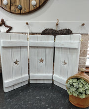 Load image into Gallery viewer, Joined Wooden Shutter Panels - 44.5cm height
