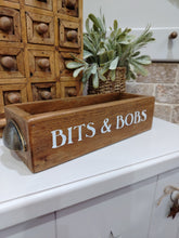 Load image into Gallery viewer, Rustic wooden crate - Bits &amp; Bobs
