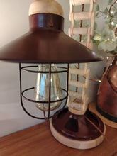 Load image into Gallery viewer, Handmade wooden chain link lamp
