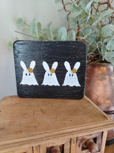 Load image into Gallery viewer, Trio of ghost rabbits sign
