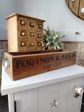 Load image into Gallery viewer, Chunky Wooden crate - Fortnum &amp; Mason
