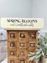 Load image into Gallery viewer, Spring Blooms wooden sign
