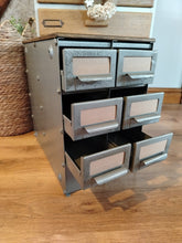 Load image into Gallery viewer, Vintage Storage drawer Filing unit
