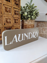 Load image into Gallery viewer, Wooden sign - Laundry
