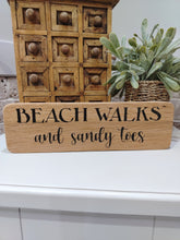 Load image into Gallery viewer, Oak Sign - Beach Walks
