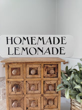 Load image into Gallery viewer, Wooden Sign - Homemade Lemonade
