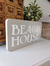 Load image into Gallery viewer, Wooden Sign - Beach House
