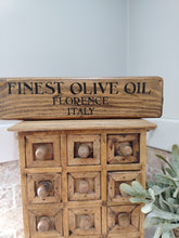 Load image into Gallery viewer, Rustic wooden crate - Finest Olive Oil
