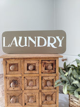 Load image into Gallery viewer, Wooden sign - Laundry
