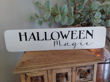 Load image into Gallery viewer, Wooden Halloween magic sign
