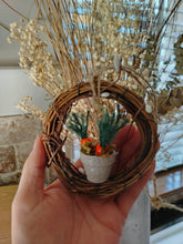 Load image into Gallery viewer, Mini Wreath with pot of mini carrots
