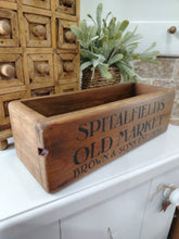 Load image into Gallery viewer, Rustic wooden crate - Spitalfields
