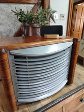 Load image into Gallery viewer, Vintage Radio repurposed into Bluetooth Speaker
