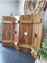 Load image into Gallery viewer, Wide wooden shutter panels - 70cm High
