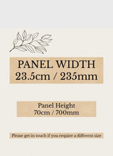 Load image into Gallery viewer, Wide wooden shutter panels - 70cm High
