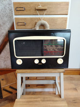 Load image into Gallery viewer, Vintage 1950s Cosssor radio converted into Bluetooth Speaker
